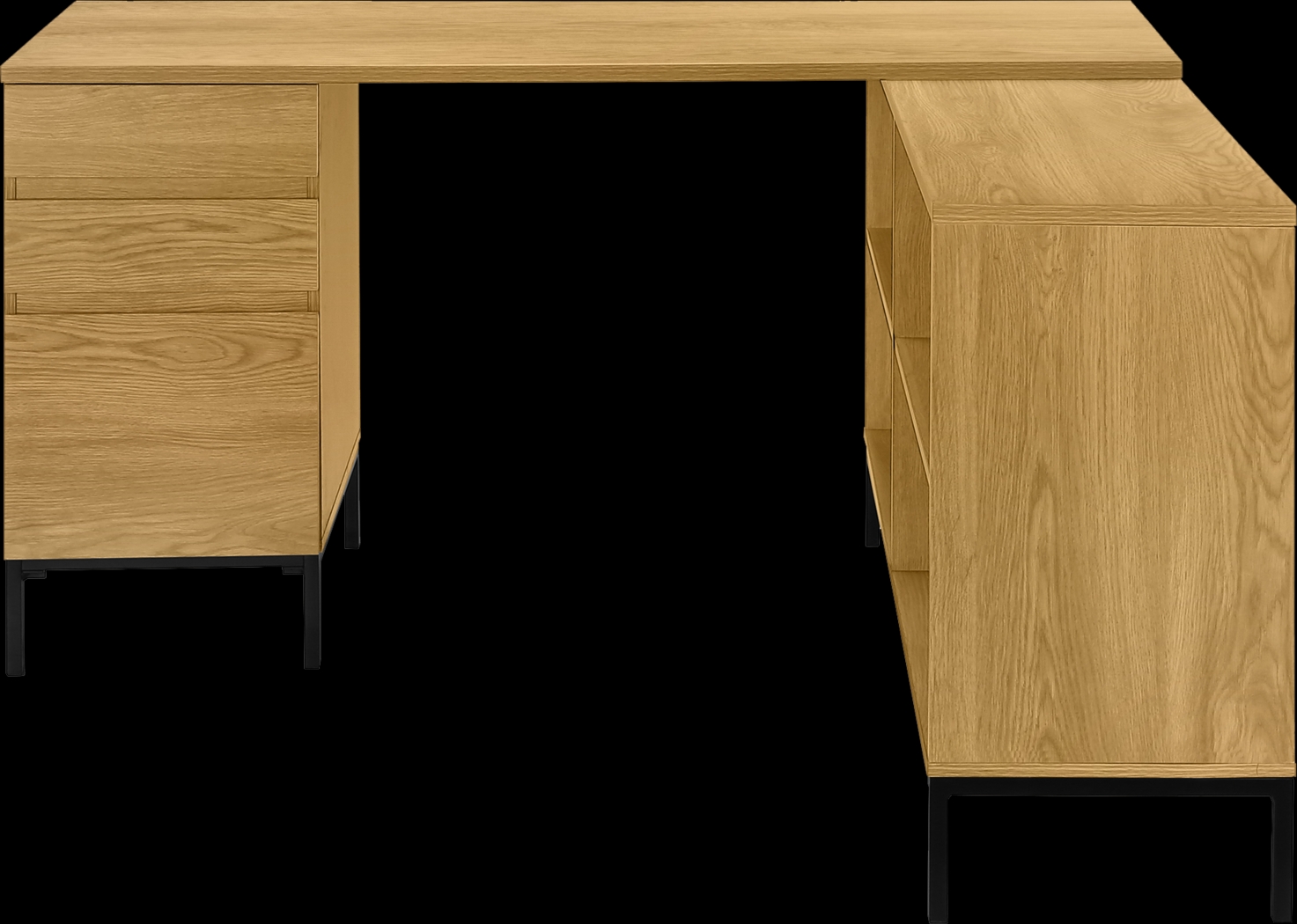 Wandsworth Oak Desk - Thumbnail - Image 9