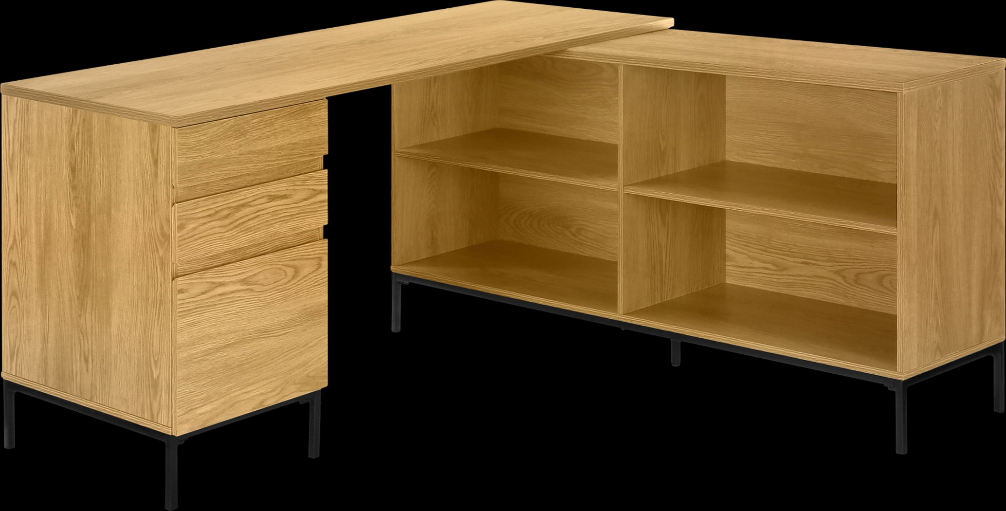 Wandsworth Oak Desk - Thumbnail - Image 1