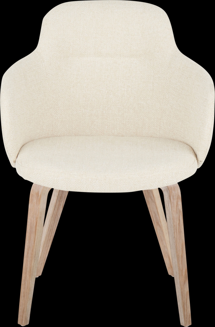 Waneden I Cream Side Chair, Set of 2 - Thumbnail - Image 4