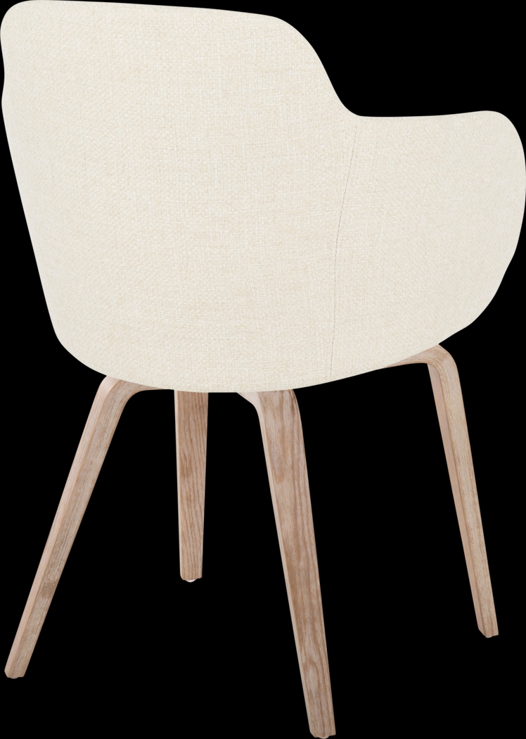 Waneden I Cream Side Chair, Set of 2 - Thumbnail - Image 6