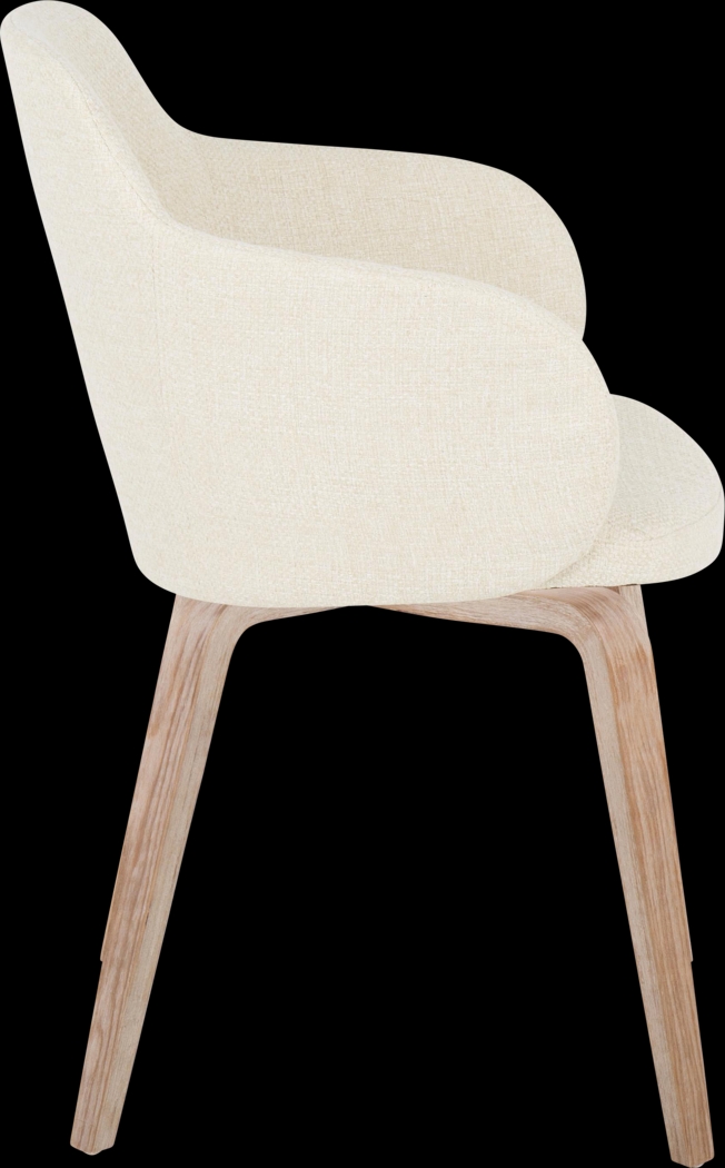 Waneden I Cream Side Chair, Set of 2 - Thumbnail - Image 7