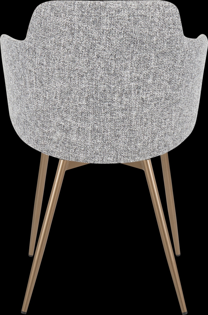 Waneden II Gray Side Chair, Set of 2 - Thumbnail - Image 5