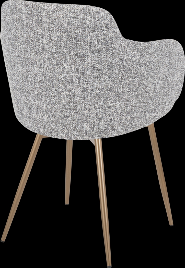 Waneden II Gray Side Chair, Set of 2 - Thumbnail - Image 6