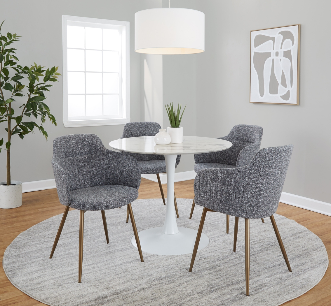 Waneden II Gray Side Chair, Set of 2 - Thumbnail - Image 8