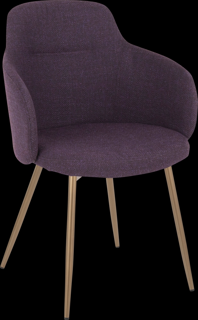 Waneden II Purple Side Chair, Set of 2 - Thumbnail - Image 3