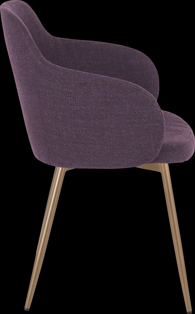 Waneden II Purple Side Chair, Set of 2 - Thumbnail - Image 7