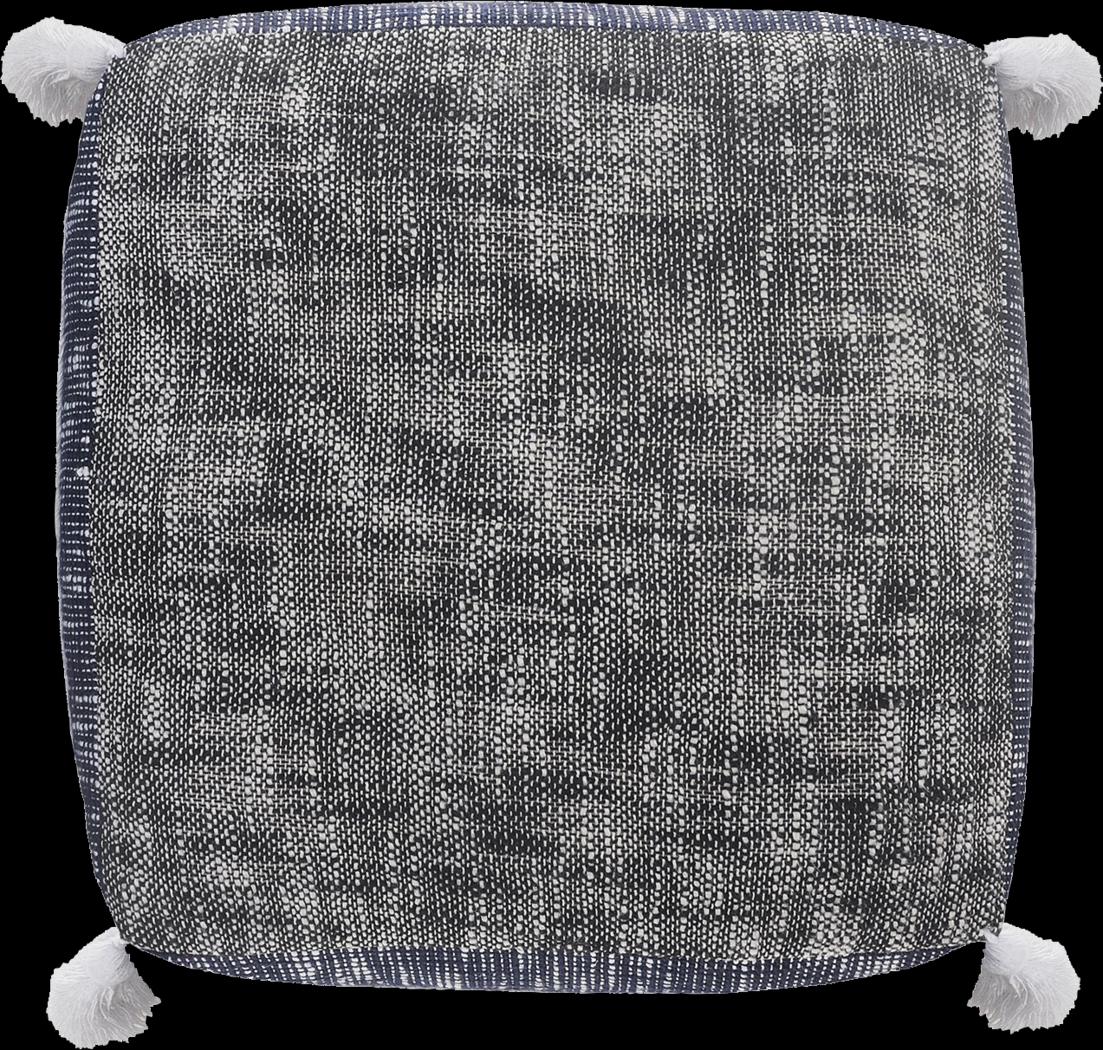Wanella Blue/White Pouf - Thumbnail - Image 7