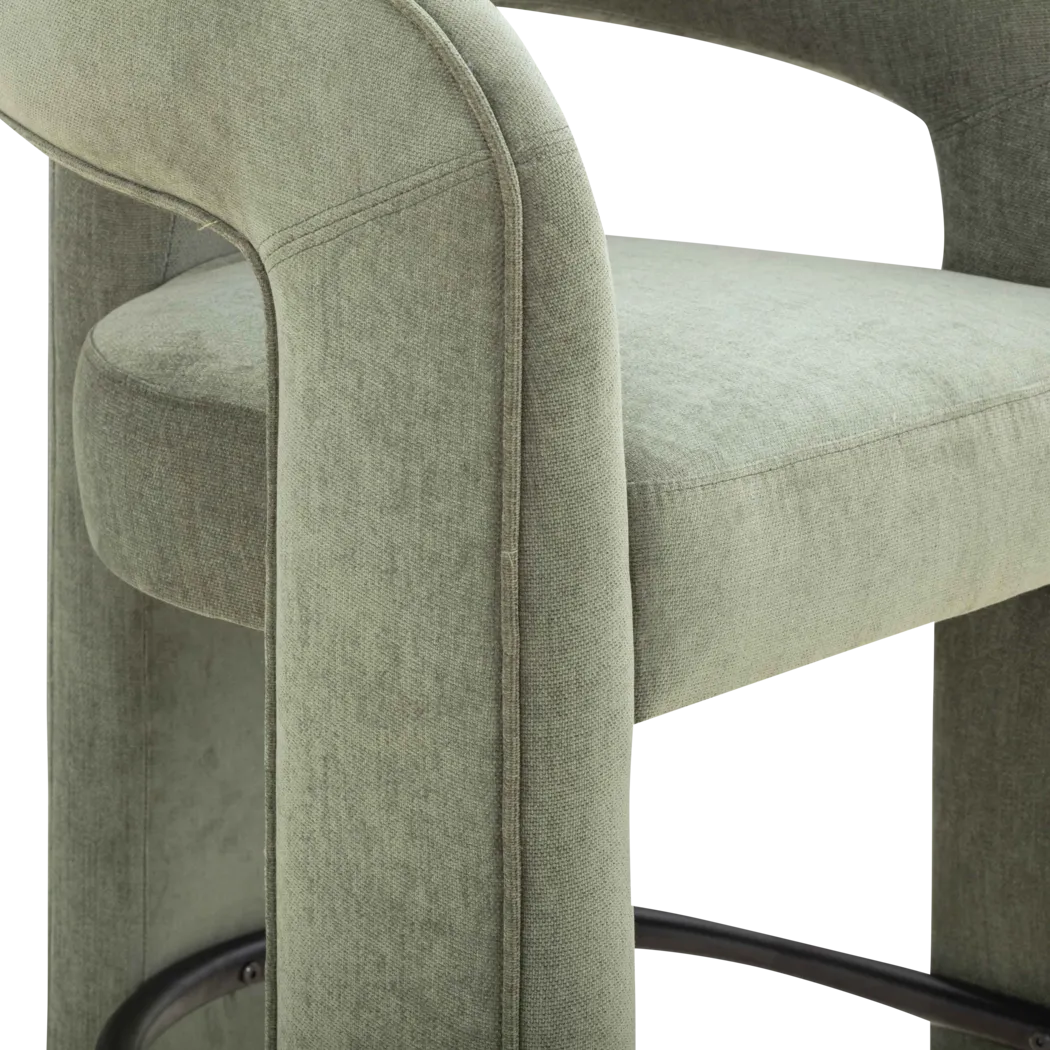 Wannaao Green Bar Stool - Thumbnail - Image 4