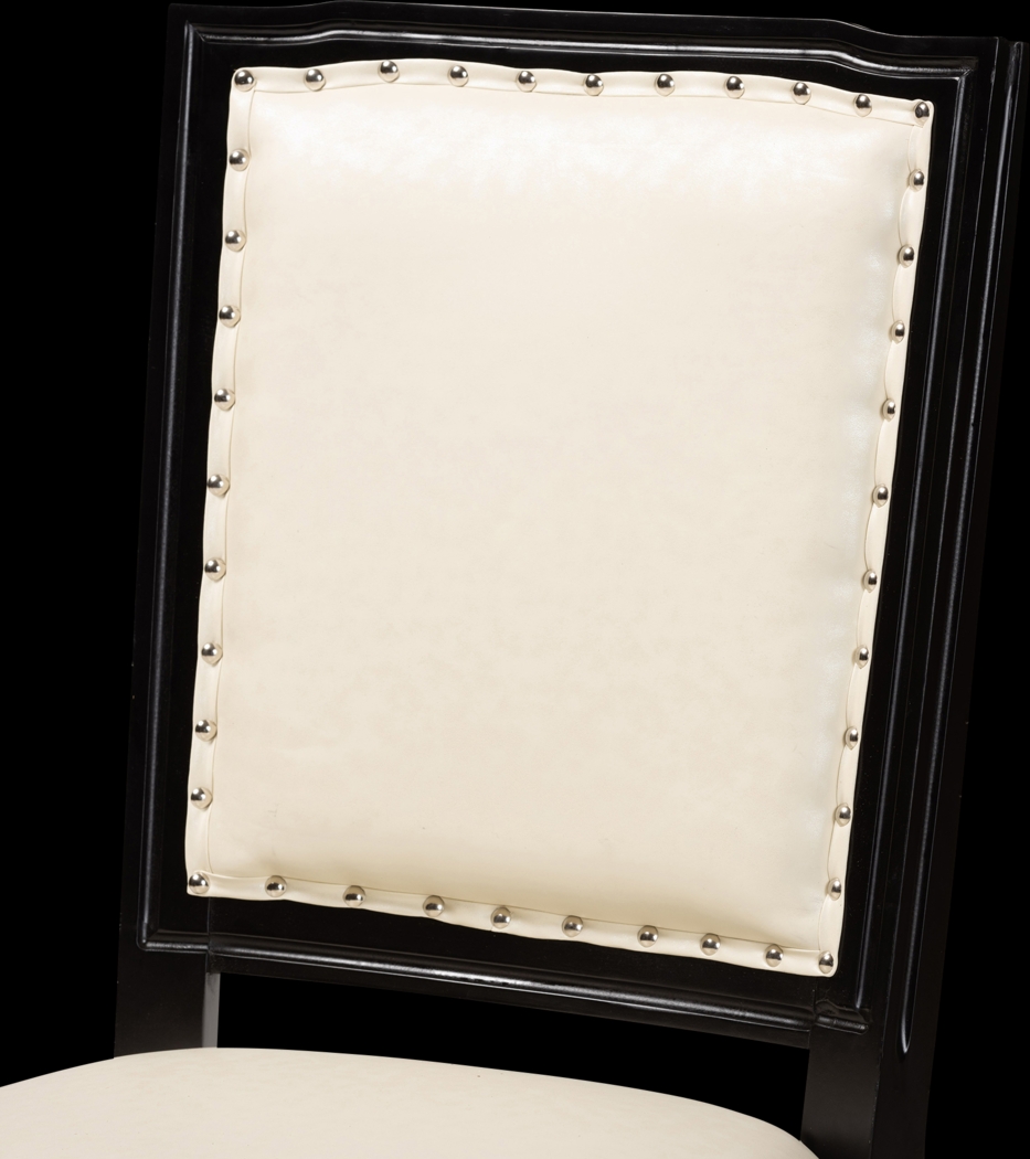 Wanskuck Black Side Chair, Set of 2 - Thumbnail - Image 6