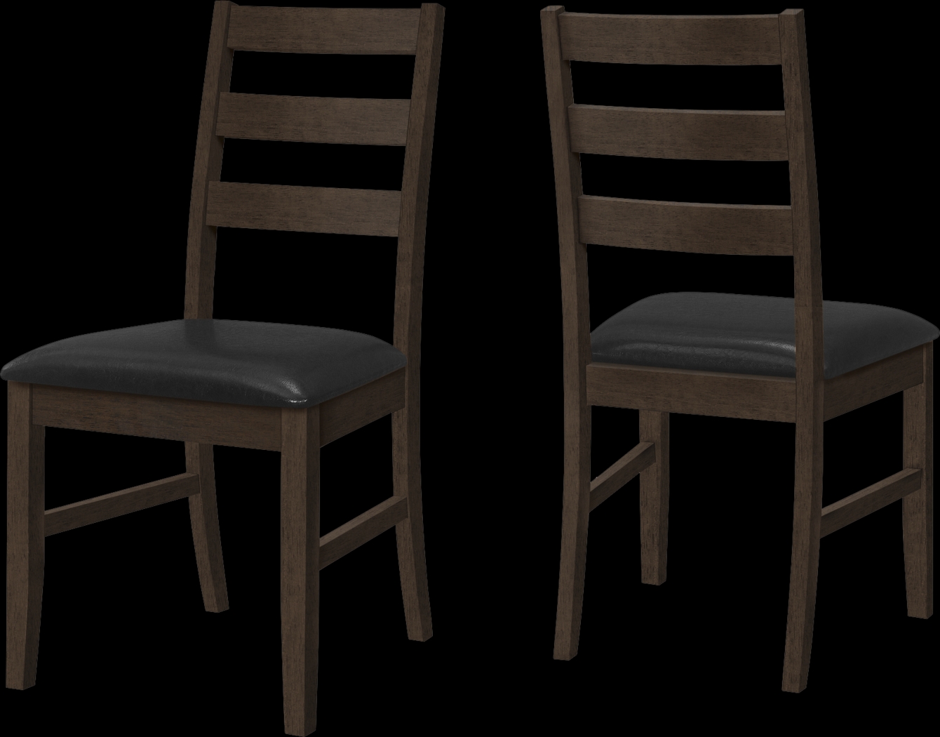 Wansley I Black Side Chair, Set of 2 - Thumbnail - Image 1