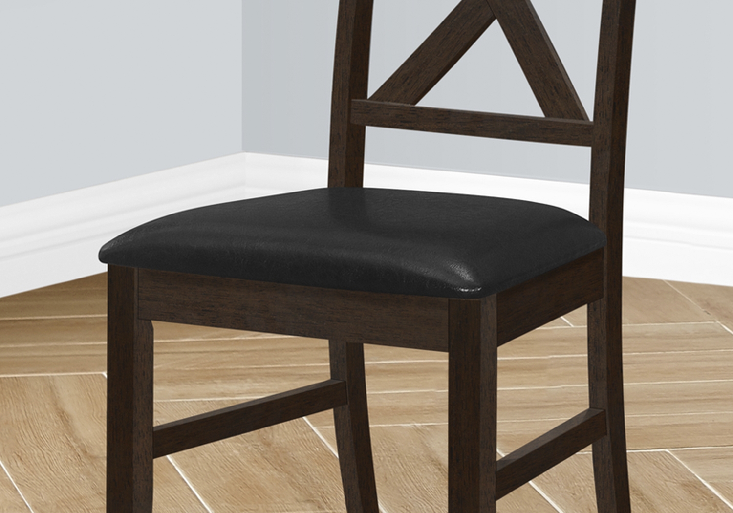 Wansley II Black Side Chair, Set of 2 - Thumbnail - Image 3