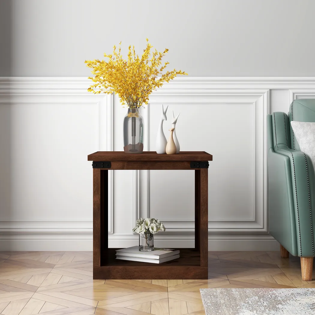 Wapegue Brown End Table - Thumbnail - Image 6