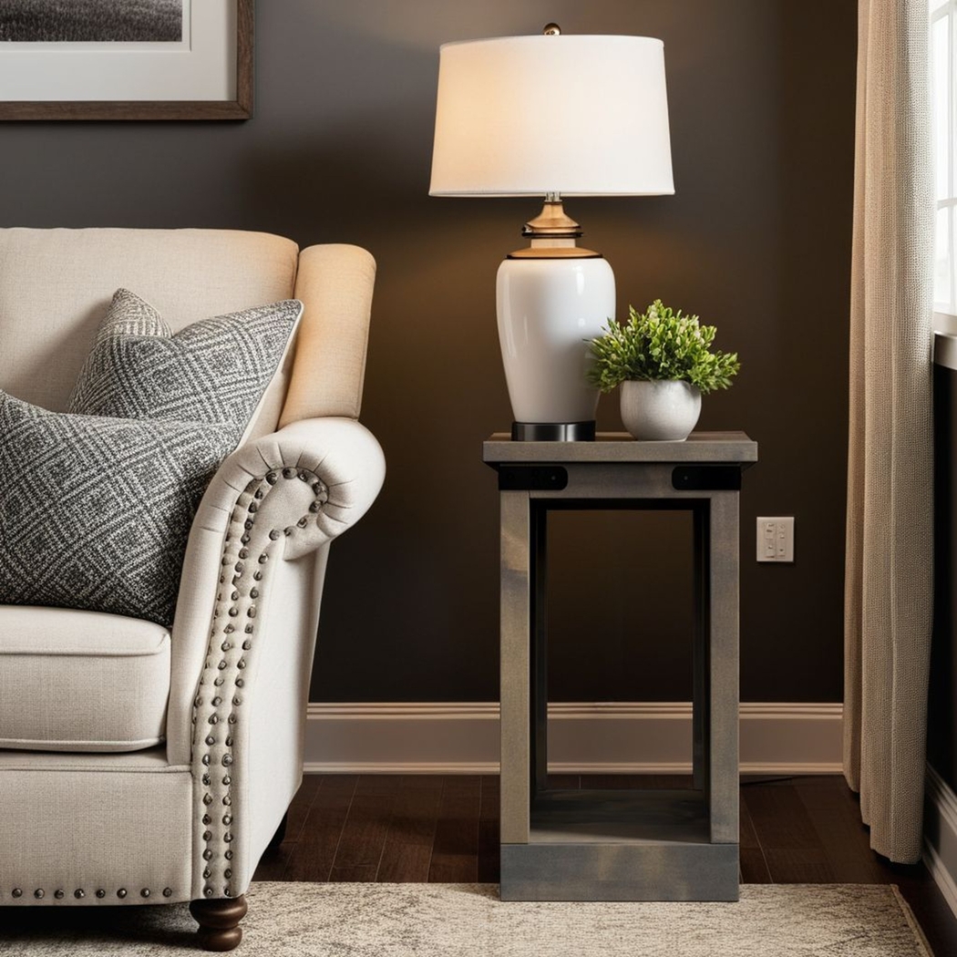 Wapegue Dark Brown Nightstand - Thumbnail - Image 8