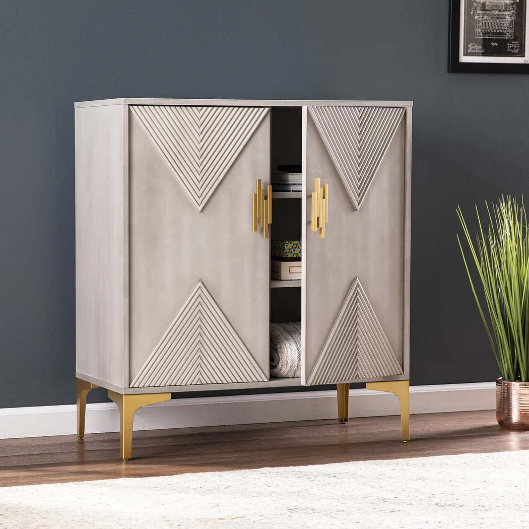 Wapello Gray Accent Cabinet - Image 11