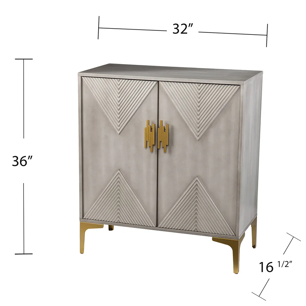 Wapello Gray Accent Cabinet - Image 12