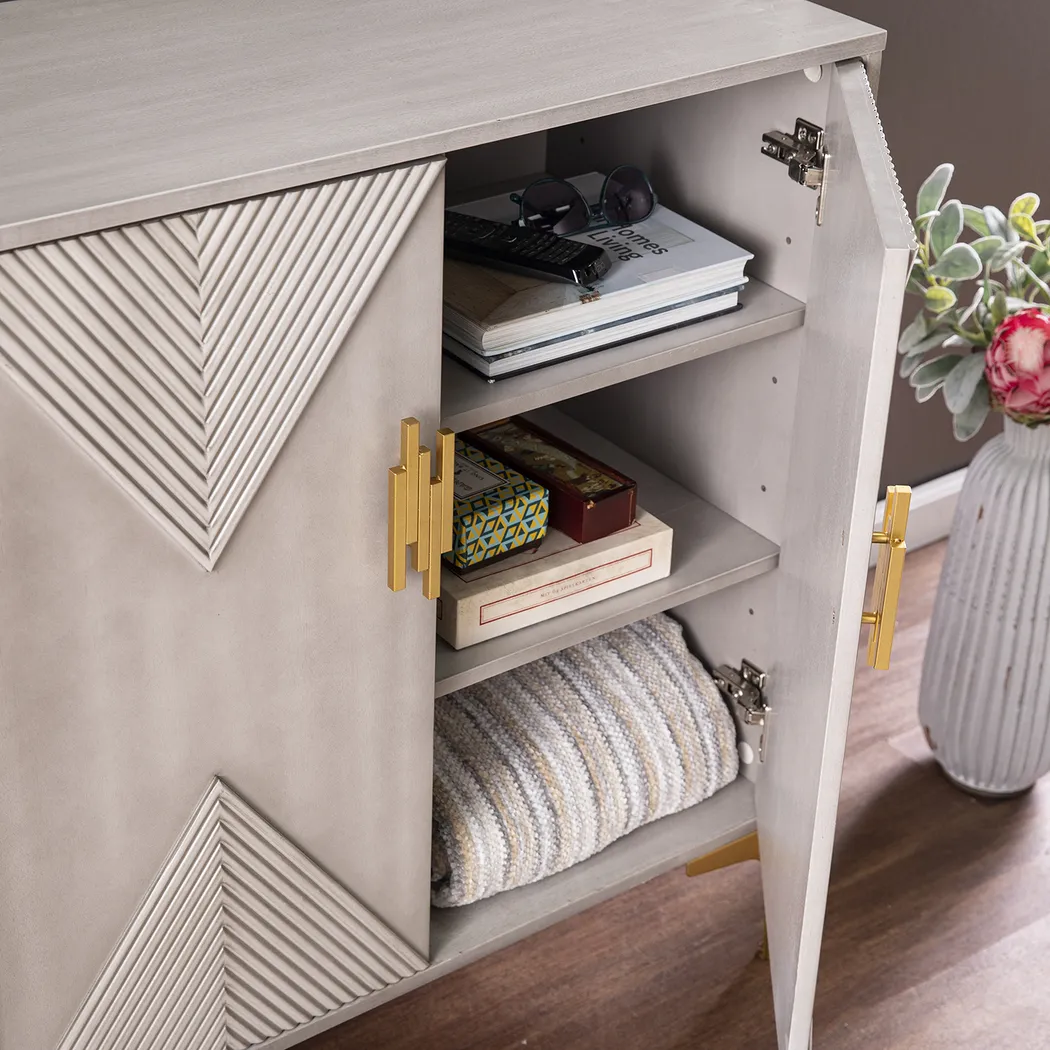 Wapello Gray Accent Cabinet - Image 7