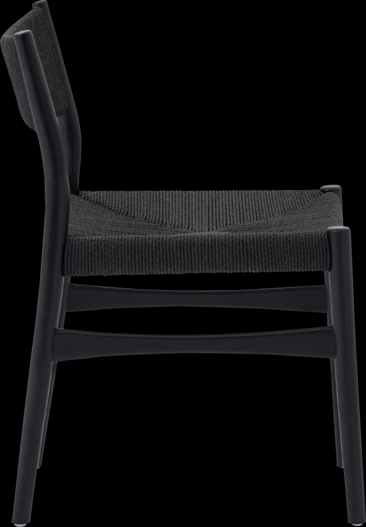 Wapemar Black Side Chair, Set of 2 - Thumbnail - Image 5