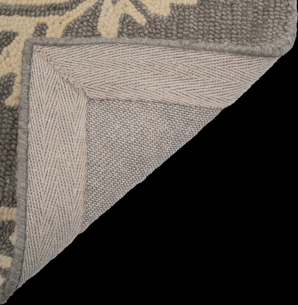 Wapery Gray/Silver 8' x 10' Rug - Thumbnail - Image 4