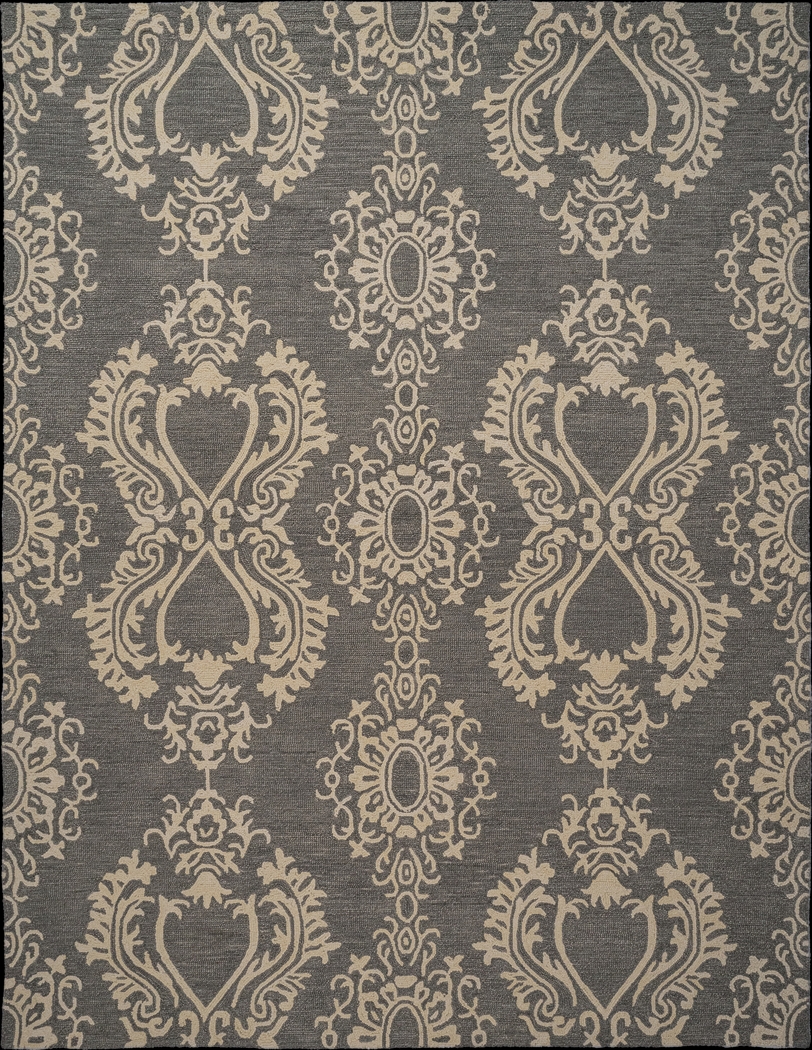 Wapery Gray/Silver 8' x 10' Rug - Thumbnail - Image 1