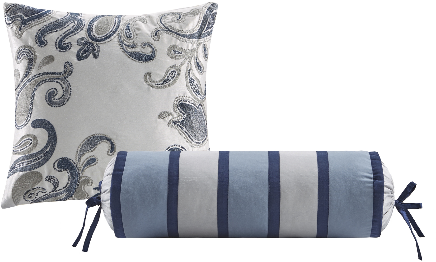 Wapsi Navy 12 Pc Queen Comforter Set - Thumbnail - Image 4