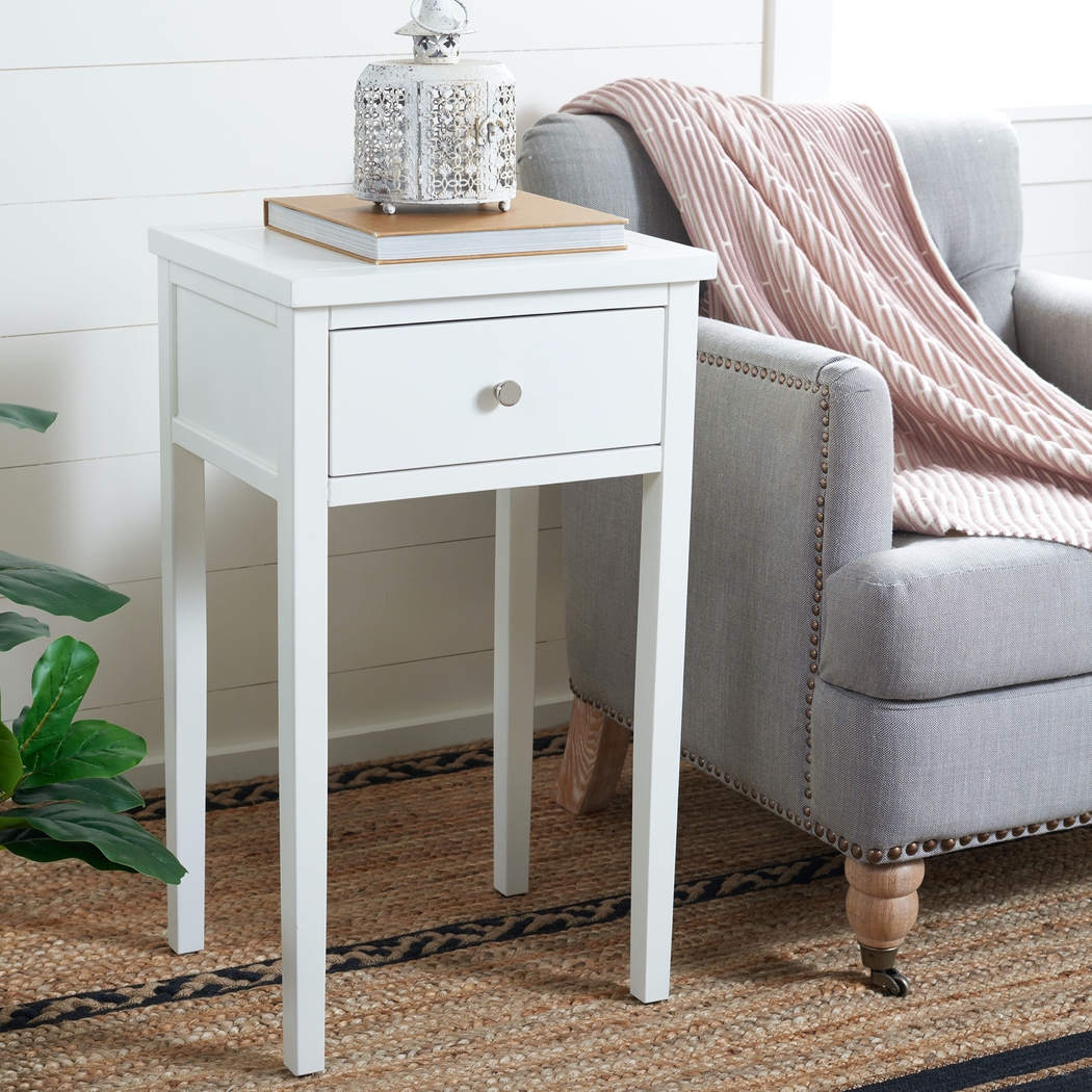 Wardlaw White Nightstand - Thumbnail - Image 2