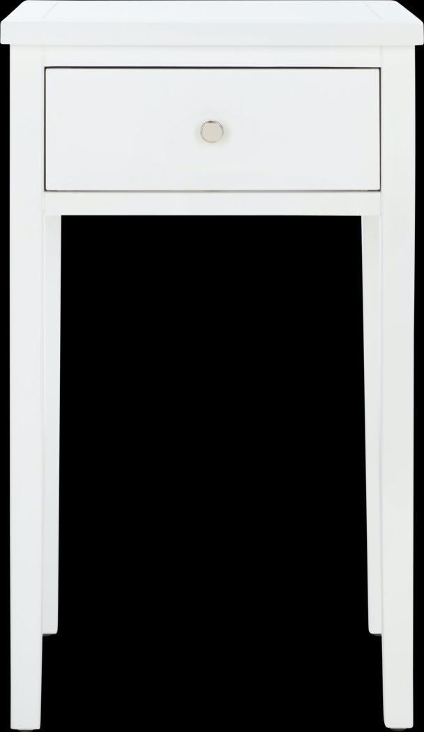 Wardlaw White Nightstand - Thumbnail - Image 1