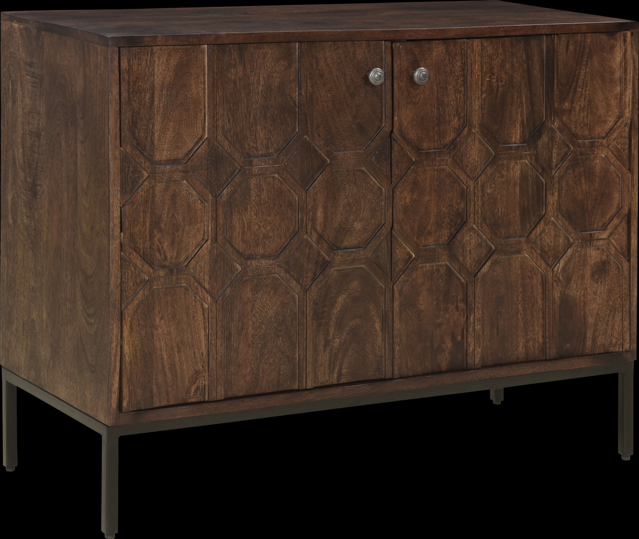 Wardour Brown Accent Cabinet - Thumbnail - Image 1