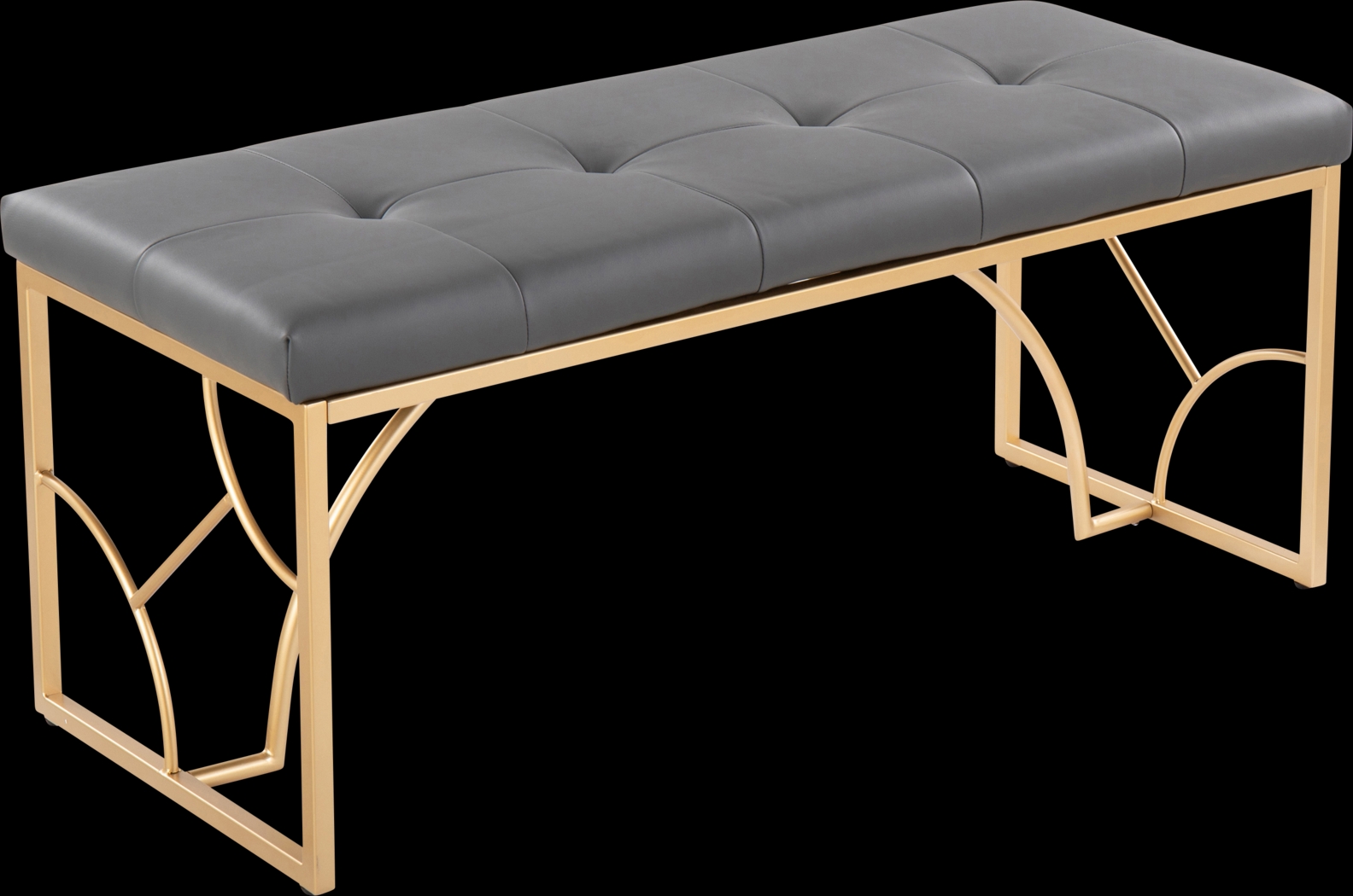 Wardroup I Dark Gray Bench - Thumbnail - Image 1