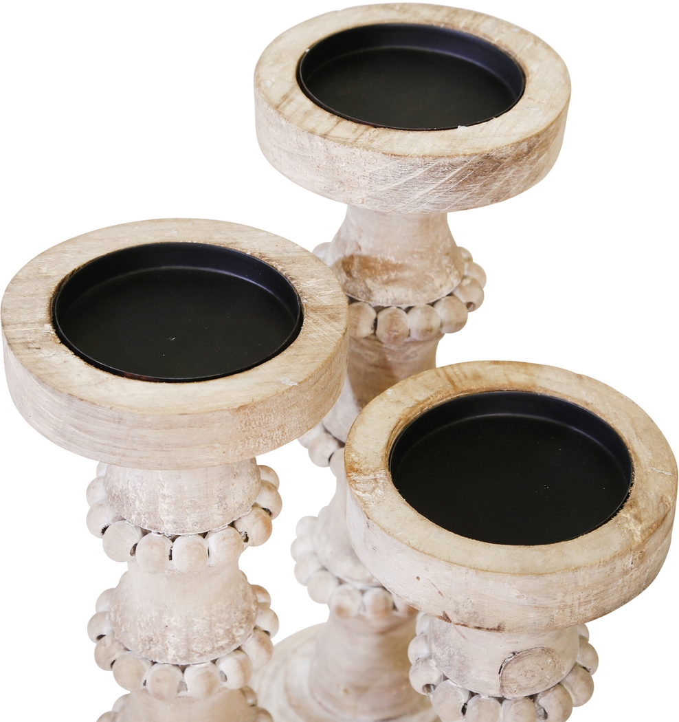 Wareingwood Beige Candle Holder - Thumbnail - Image 2