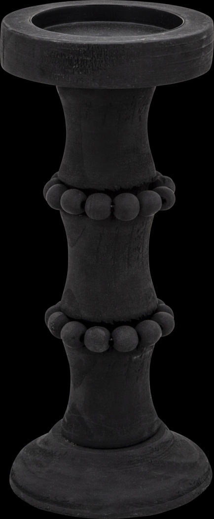 Wareingwood Black Short Candle Holder - Thumbnail - Image 1