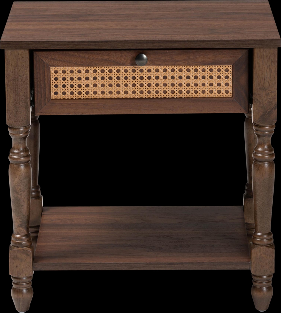 Warfel Dark Brown Nightstand - Thumbnail - Image 5
