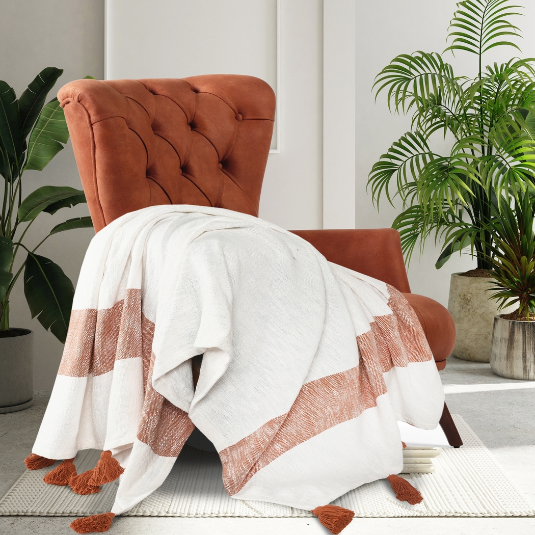 Wargol Orange Throw Blanket - Thumbnail - Image 2