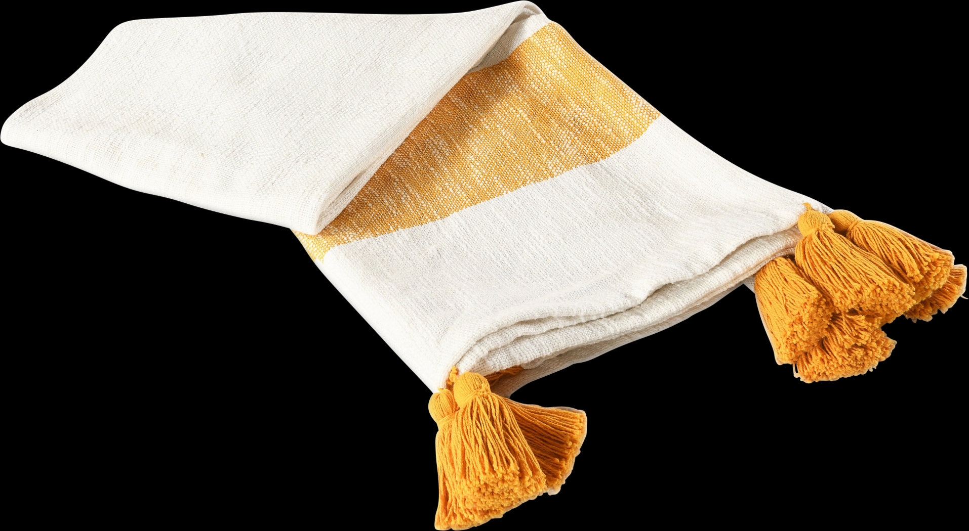 Wargol Yellow Throw Blanket - Thumbnail - Image 4