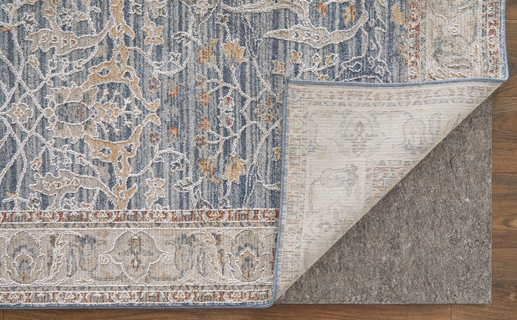 Warissa Blue 6'7 x 9'6 Rug - Thumbnail - Image 5