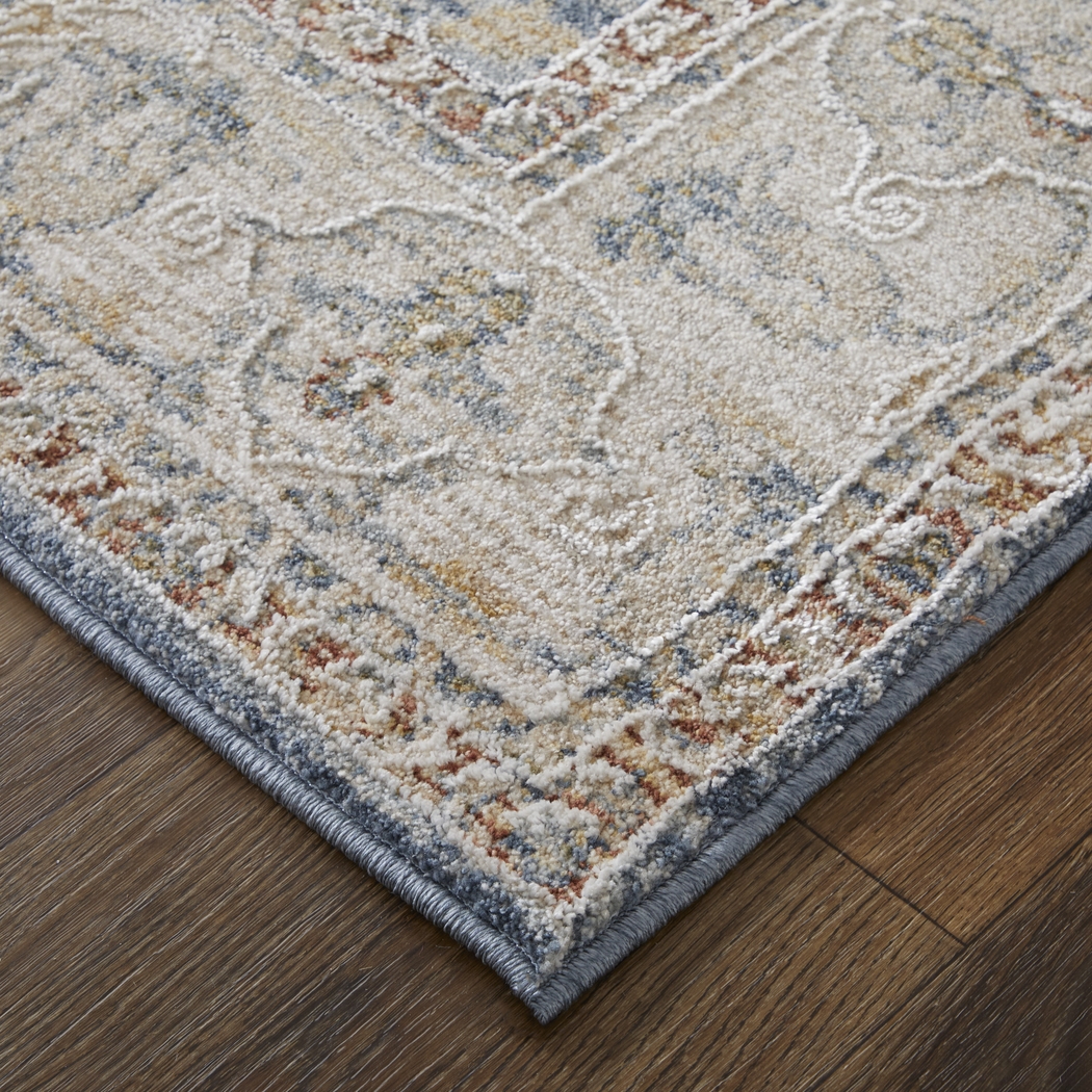 Warissa Blue 6'7 x 9'6 Rug - Thumbnail - Image 10