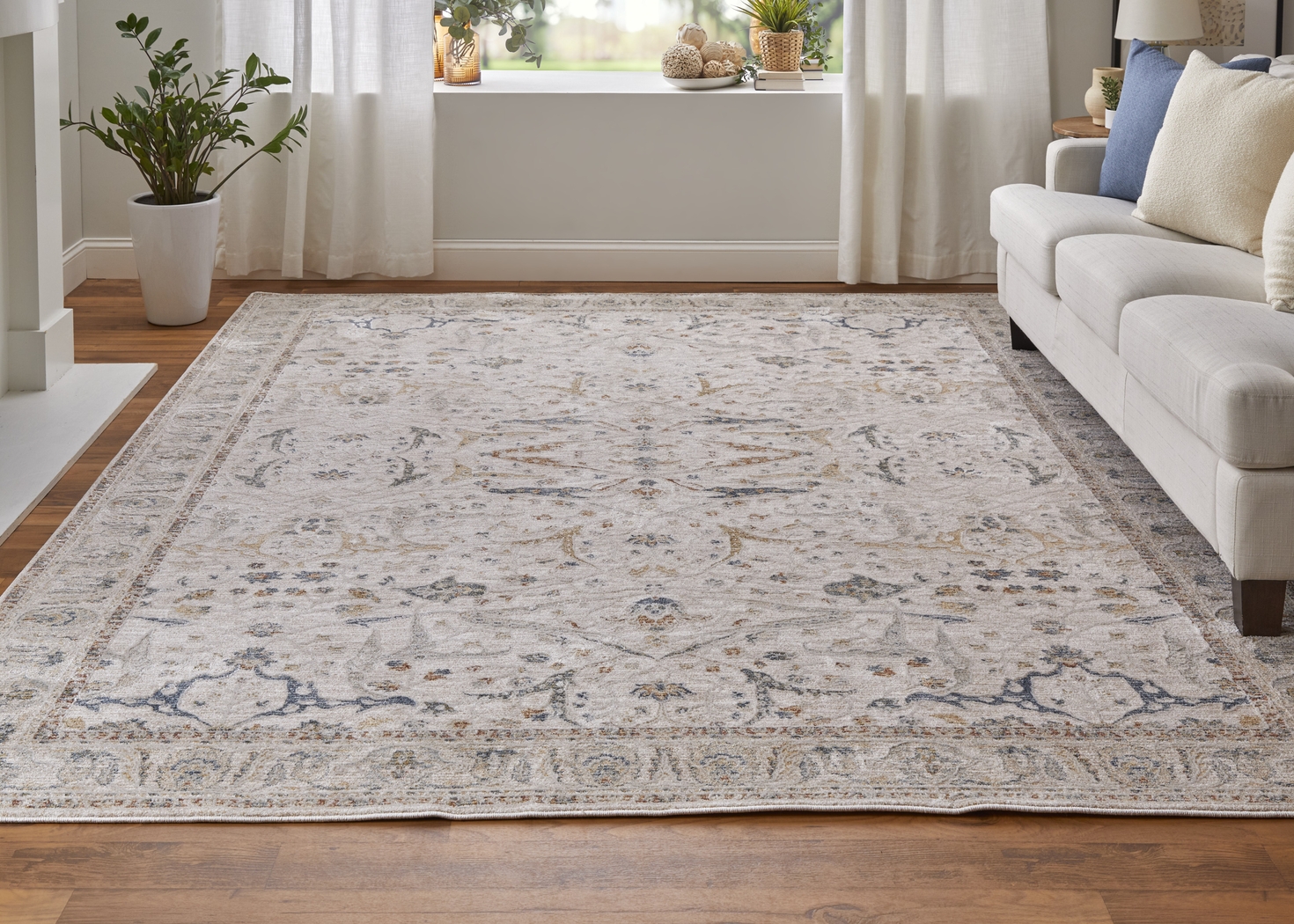 Warissa Ivory 5' x 7'6 Rug - Thumbnail - Image 2