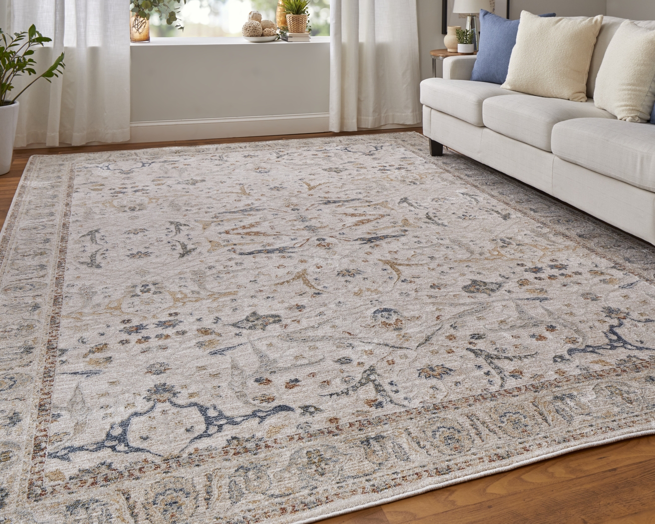 Warissa Ivory 5' x 7'6 Rug - Thumbnail - Image 3