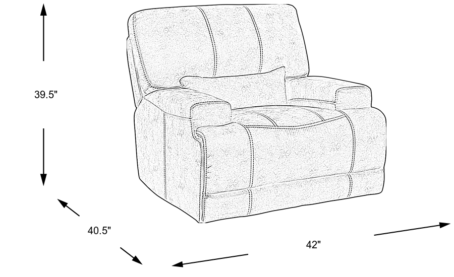 Dimension Image. Please refer to the Dimension Tab on this page for dimension details.