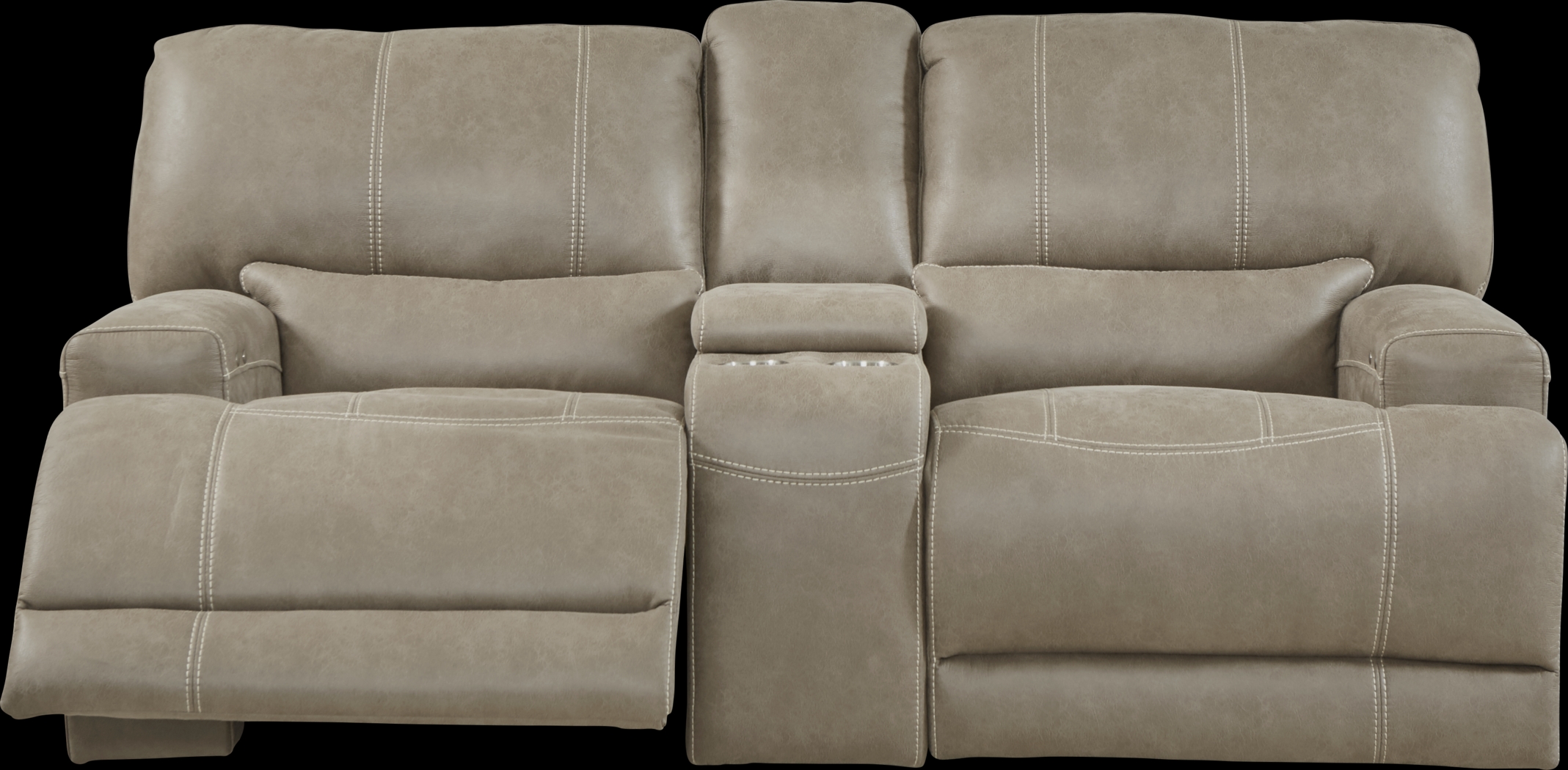 Warrendale Beige 5 Pc Power Reclining Living Room - Thumbnail - Image 8