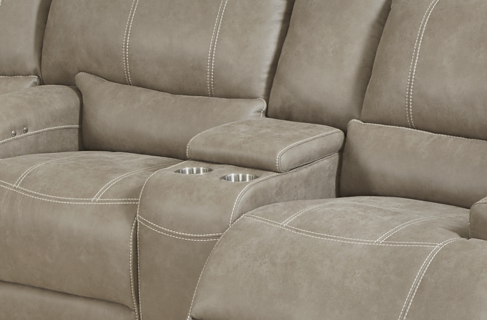 Warrendale Beige 5 Pc Power Reclining Living Room - Thumbnail - Image 9