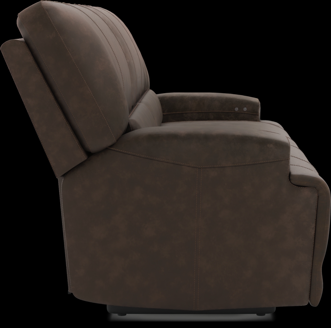 Warrendale Chocolate 7 Pc Power Reclining Living Room - Thumbnail - Image 6