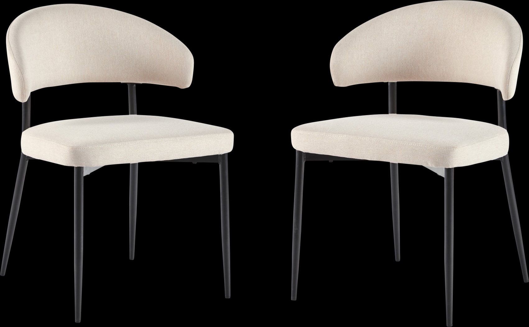 Warrensville Ivory Side Chair, Set of 2 - Thumbnail - Image 2