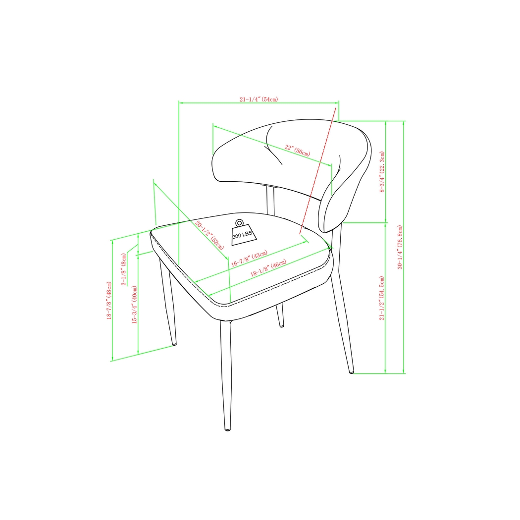 Warrensville Ivory Side Chair, Set of 2 - Thumbnail - Image 5