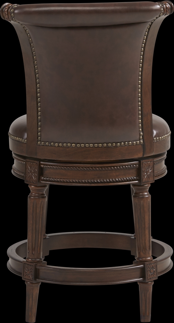 Warrin Brown Swivel Counter Height Stool - Thumbnail - Image 2