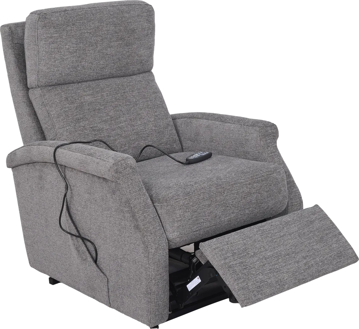 Warrington Gray Dual Power Recliner - Image 5