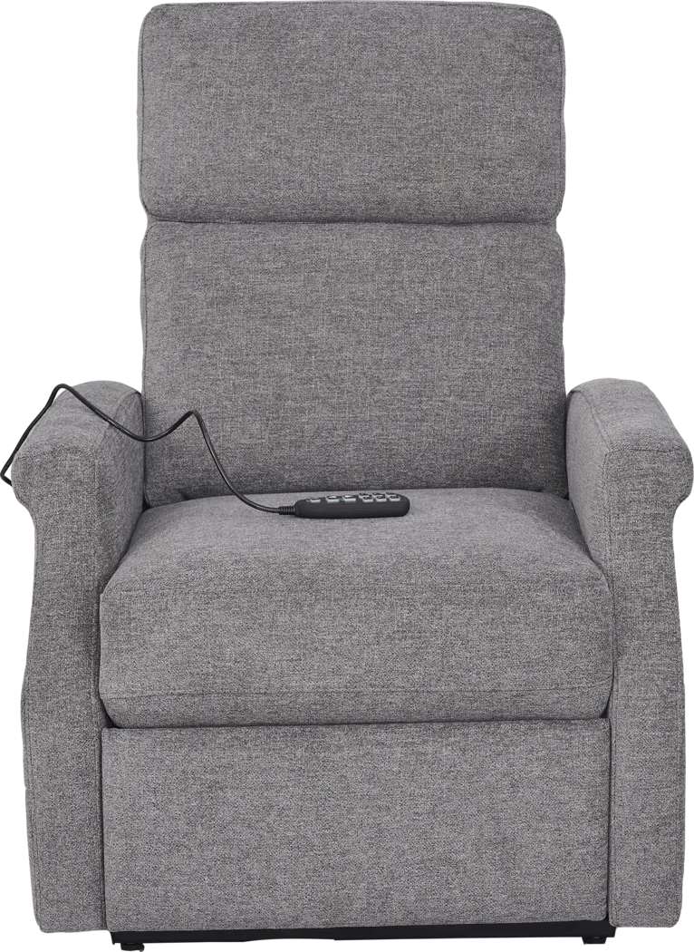 Warrington Gray Dual Power Recliner - Image 6