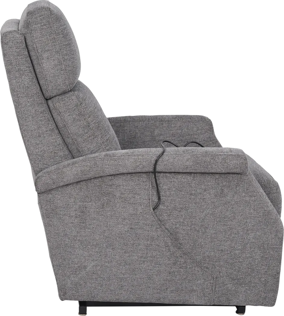 Warrington Gray Dual Power Recliner - Image 7
