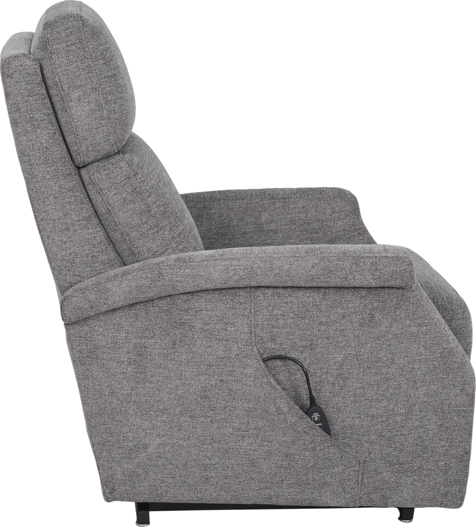 Warrington Gray Dual Power Recliner - Image 8