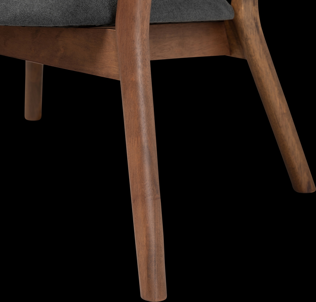 Warsoff Dark Gray Accent Chair, Set of 2 - Thumbnail - Image 5