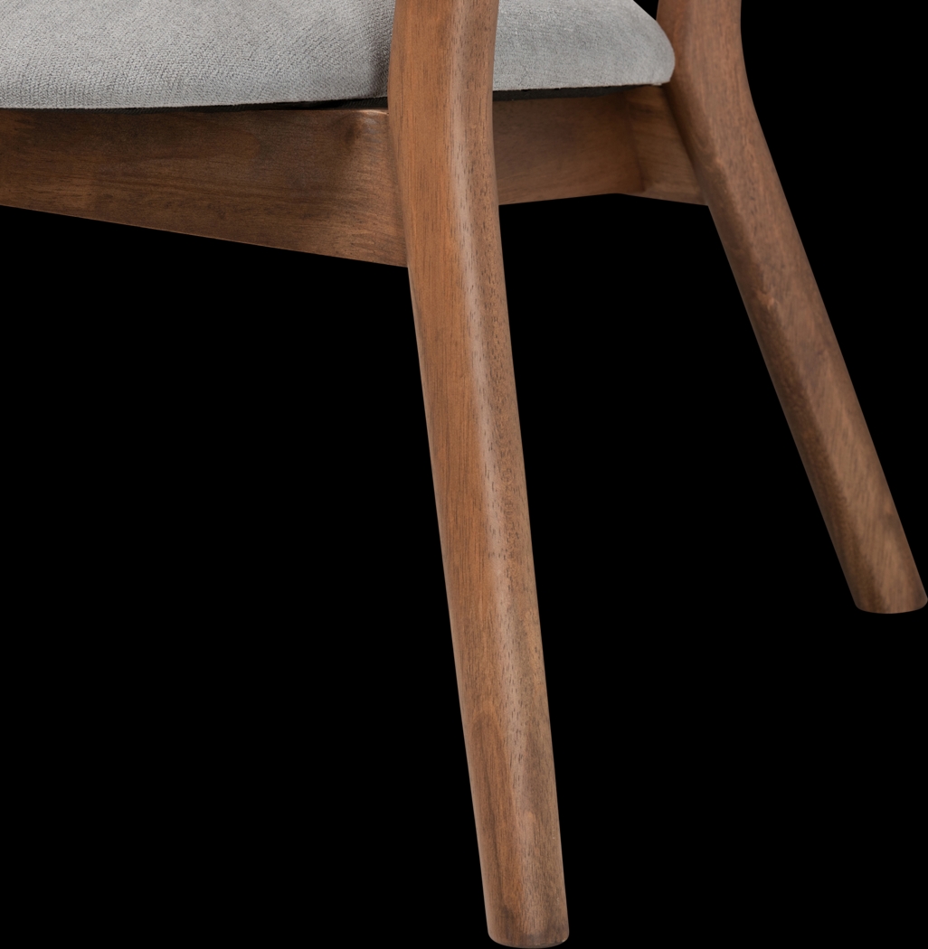 Warsoff Gray Accent Chair, Set of 2 - Thumbnail - Image 5